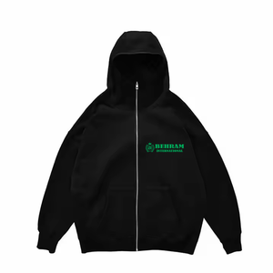 Veste à capuche unisexe avec fermeture éclair, entièrement zippée, en molleton French Terry, respirante, séchage rapide, pour l'hiver, athlétique, grandes tailles, meilleure qualité - Product Image 2