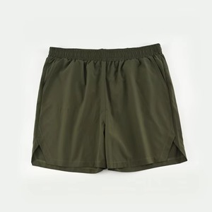 Short de jogging personnalisé pour hommes, respirant, durable, à séchage rapide, en polyester, à taille élastique, avec plusieurs poches et motif uni - Product Image 1