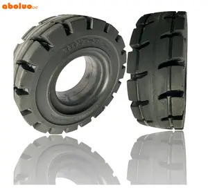 Aboluo solid tire for forklift 18x7-8 good quality tire brands 3 layers structure natural rubber tire manufacturer in Vietnam