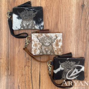 กระเป๋าหนังวัวมีพู่สลักด้วยเลเซอร์สำหรับผู้หญิงกระเป๋าหนังแท้สไตล์ตะวันตกของผู้หญิงสินค้าใหม่ - Product Image 1