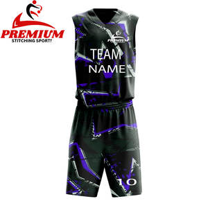 Uniformes de Baloncesto al por Mayor, Camisetas de Baloncesto Personalizadas, Uniformes de Baloncesto Unisex, Conjunto de Ropa de Baloncesto Sublimada - Product Image 3