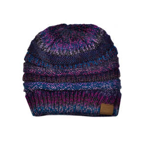 Gorro de invierno Unisex de alta calidad, gorro de punto de algodón con logotipo personalizado, bordado a mano para negocios y viajes - Product Image 1