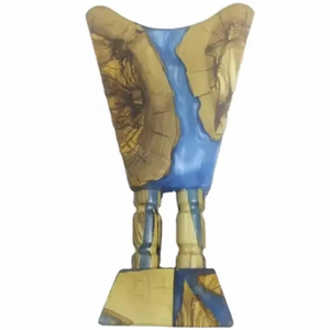 Brûleur d'encens religieux en bois d'acacia époxy Bakhoor Écologique Vente chaude Cadeau spécial Eid Ramadan - Product Image 5