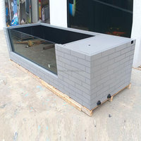 Fuente de Agua Decorativa Contemporánea para Jardín con Elegante Diseño de Flujo de Agua para Espacios Exteriores, Fabricación Personalizada