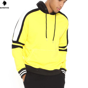 Custom Designed Men's Pullover Hoodie Light Weight High Quality 100% Cotton Polyester Terry Fabric Solid Pattern Sweatshirt - Product Image 1