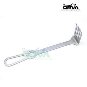 Rétracteur d'instrument orthopédique de style râteau à ongles d'ascenseur de muscle manuel d'acier inoxydable - Product Image 1