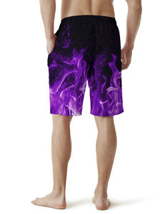 Pantalones cortos de playa de patrón sólido de moda para hombres Opciones de tela de poliéster Proveedor OEM Pakistán para marcas de ropa costera MOQ aplicado - Product Image 6