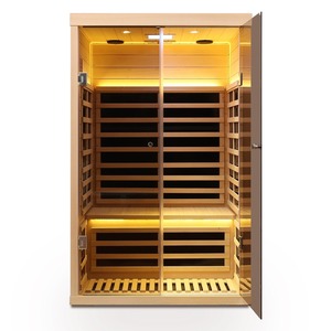 1780W Hemlock Far Infrared Container House for 2 Person Low EMF Double Glass Door Built-in Power & Prep Space for Warranty - Product Image 5