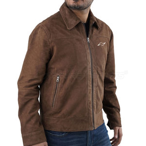 Custom Design <b>Men</b> <b>Suede</b> <b>Jacket</b> Premium Casual Street Wear Eco-Friendly Quick Dry Breathable Winter <b>Jacket</b> Zipper Front for - Product Image 5