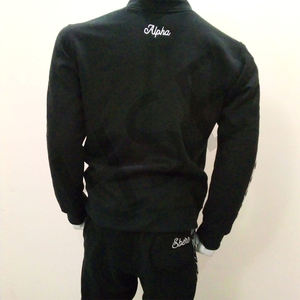 Survêtement décontracté pour hommes Ensemble de 2 pièces Veste à manches longues Pantalon Sweat Suit Fitness Outfit - Product Image 2