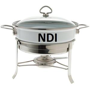 Accesorios de Catering, plato de frotamiento de Metal, acabado de níquel, bodas, fiestas, encimera, decoración, plato de frotamiento de acero inoxidable - Product Image 1