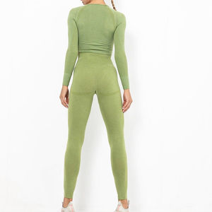 Ropa atlética para mujer, gimnasio, Fitness, deportes, entrenamiento, conjuntos de Yoga, ropa, ropa deportiva, ropa activa sin costuras para mujer, conjuntos de Yoga - Product Image 4