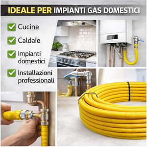 Tubería Multicapa para Gas Natural PE-Xb/AL/PE-Xb 16x2 mm 25 m Rollo, Sistemas Internos de Gas Metano con Certificado UNI/TS 11344 - Product Image 5