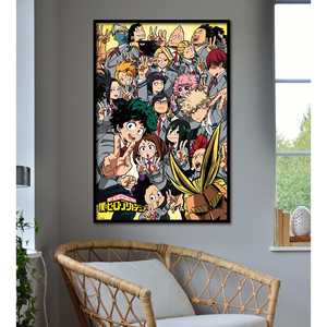 โปสเตอร์อนิเมะ My Hero Academia แบบรวมภาพจากโรงเรียน - Product Image 3