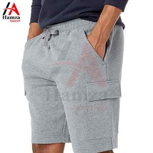 New Arrival Hot Selling <b>Fleece</b> <b>Shorts</b> High Waist Casual Fitness Wear Custom Made Drawstring Unisex Men's Cargo <b>Shorts</b> - Product Image 3