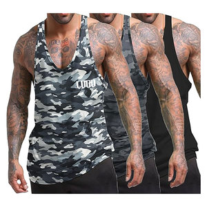 เสื้อกล้ามสำหรับยิมเสื้อกล้ามสำหรับผู้ชายที่มีการระบายอากาศสูงเหมาะสำหรับการวิ่งออกกำลังกายอย่างหนัก