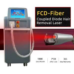 Diode laser hair removal machine handle diode laser hair removal machine oem logo diode fiber coupled laser