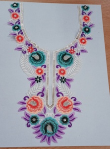 Patchs de col brodés en perles de cristal délicates pour mariées et tenues de soirée - Product Image 6