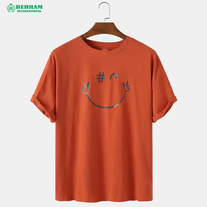 T-shirt personnalisé de haute qualité pour hommes, style streetwear, coupe ample, surdimensionné, 100% coton, écologique, respirant, vente en gros - Product Image 3