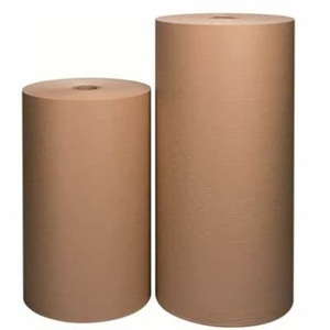 Papier kraft brun naturel, écologique, recyclable, jetable, imperméable, résistant à la graisse, enduit de PVC, en rouleau, pour applications industrielles - Product Image 2