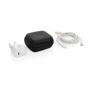 Set de Carga Rápida Tipo C de 20W, Gadgets Promocionales USB Sostenibles - Product Image 1