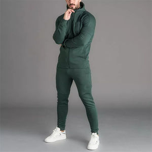 Vente en gros de survêtements décontractés pour hommes sweat à capuche à manches longues pantalon de fitness ensemble de vêtements de sport de jogging pour hommes survêtement hiver pour hommes - Product Image 4