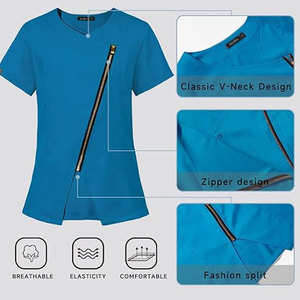 Costume de gommage d'allaitement extensible Costume de gommage d'allaitement léger Nouvelle arrivée Ensemble de gommage respirant - Product Image 3
