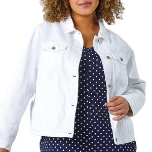 Chaqueta Vaquera Casual de Manga Larga para Mujer, Transpirable, Cálida, Elegante, Personalizada, Cortavientos, de Secado Rápido, Diseño OEM - Product Image 3