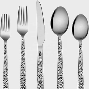 Stainless Steel Wedding Dinnerware Luxury <b>Gold</b> Plated Cutlery Set With <b>Gold</b> Plated Long handle design luxury flatware set - Product Image 3