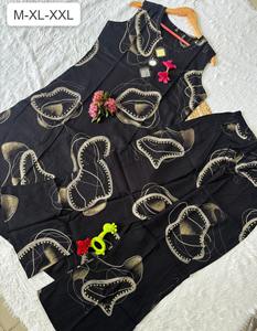 Reyon señoras largo Kurti intrincado corte trabajo bordado hecho a mano Chanderi seda estampado mangas pesado algodón forro indio - Product Image 5