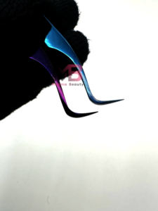 Vente chaude Semi Courbe Anti-Dérapant Cils Plasma Extension De Cils Pince À Épiler Japonais En Acier Inoxydable Plaqué Or 10mm Pointe Lisse - Product Image 3