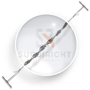 Juego ortopédico de alambre de sierra Gigli con instrumentos quirúrgicos ortopédicos de acero inoxidable reutilizables sin óxido de Surgiright Instruments - Product Image 4