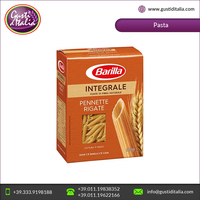 Pâtes Pennette Rigate complètes 100% blé dur 500g, séchées, boîte de 18 paquets, cuisson 9 min