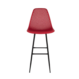 Taburete de Bar NEWBELLA Sapphire Bar 75, 75 cm, Rojo, de Fibra de Vidrio Reforzada con PP, para Isla de Cocina y Bar en Casa, Hecho en Turquía, Venta al por Mayor - Product Image 2