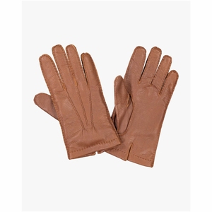 Gants d'hiver en cuir véritable pour hommes - Product Image 3