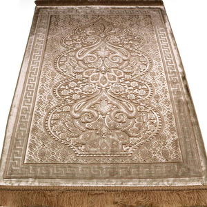 Alfombra de Oración Jumbo de Lujo, Plegable, Moderna, Lisa y Personalizable, para Uso Doméstico, en Venta - Product Image 3