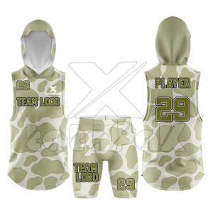 Ensemble short et maillot 7v7 pour homme adulte de haute qualité en polyester, tissu extensible doux, respirant, écologique, coutures durables, tendance - Product Image 2