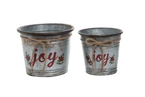 Petit pot de fleurs, décoration de jardin de ferme, jardin, jardinières galvanisées, petit seau décoratif, prix bas, jardinière et bacs en métal rustique - Product Image 4