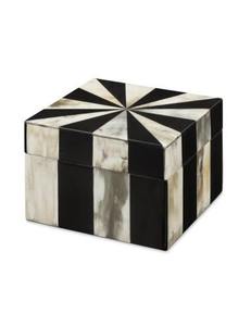 Caja de joyería de cuerno de búfalo, pulsera pulida, caja de regalo Náutica de lujo, artesanía, Ágata India - Product Image 1