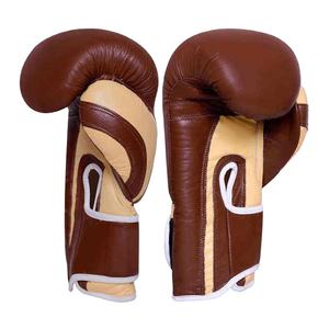 Gants de boxe et de kickboxing professionnels en PU, respirants, matériau évacuant l'humidité, revêtement anti-UV, poignet sécurisé avec boucle et crochet - Product Image 1