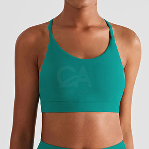 Saleh Enterprises Premium Eco-Friendly Nylon Spandex Women's Sports <b>Bra</b> Plus Size Windproof Anti-Bacterial Seamless Push-Up High - Product Image 2