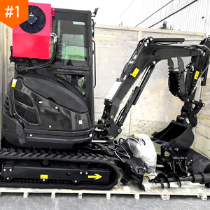 Mini Excavadora de 3.5 Toneladas CE EURO5 Miniexcavadora de Entrega Rápida Excavadora Pequeña de 2 Toneladas Miniexcavadora de Oruga en Venta - Product Image 1
