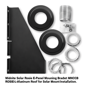 Support de montage pour panneau solaire Midnite Solar Rosie E-Panel MNCCB-ROSIE-L-Aluminium, crochet de toit pour l'installation de panneaux solaires - Product Image 2