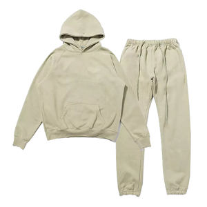 Ensemble de pantalons de survêtement et sweat à capuche décontractés en coton pour hommes Street Wear Hip Hop Joggers survêtement à la mode pour l'hiver - Product Image 1