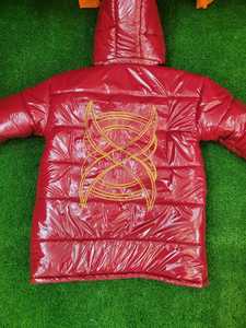 Chaqueta de bombardero personalizada de alta calidad con logotipo impreso bordado personalizado - Product Image 3