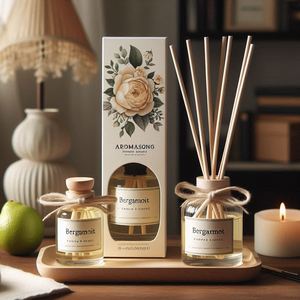 Nhãn Hiệu Riêng 100 Phần trăm Tự Nhiên Cao Cấp Reed Khuếch Tán Bộ bergamot Xác Thực Nhà Hương Thơm <span class=keywords><strong>Made</strong></span> Trong <span class=keywords><strong>USA</strong></span> Nhãn Trắng Dịch Vụ - Product Image 6