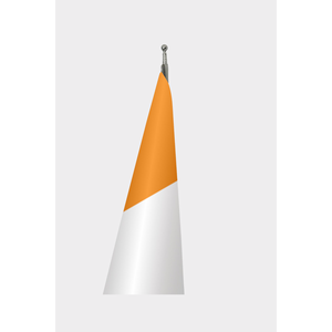 Drapeau d'intérieur personnalisable 3x5 pieds, impression numérique, tissu en soie avec mât en aluminium, pour les secteurs automobile, d'assurance et d'éducation - Product Image 3