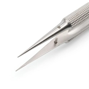 Pinces microchirurgicales manuelles en acier inoxydable, instrument de précision pour les procédures médicales, dentaires et vétérinaires délicates, haute qualité - Product Image 5
