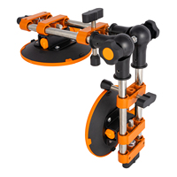 KSEIBI Outil d'alignement d'angle réglable avec double aspiration sous vide, outil d'alignement de comptoir en aluminium pour l'installation de marbre et de quartz