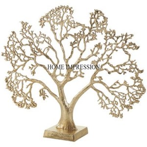 Dernier modèle Arrivée Heavy Duty Métal Fait Arbre Designer Haute Qualité Plaqué Or Unique Fantaisie Look Maison Sculptures Décoratives - Product Image 5